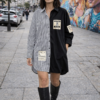 Camisa larga para llevar con jeans o botas altas estilo falda. Colores negros a rallas que lo hacen cómoda y versatil para cualquier estilo