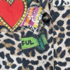 blazer o abrigo oversize de animal print con estampado único estilo desierto