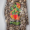 blazer o abrigo oversize de animal print con estampado único estilo desierto