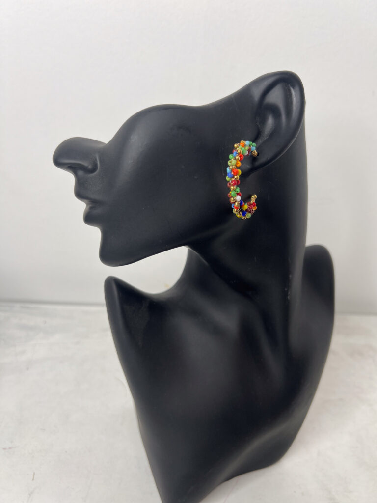 aros de muchos colores estilo bolitas